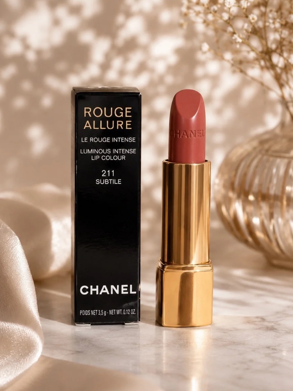 CHANEL Rouge Allure Le Rouge Intense Lip Colour 211 Subtile